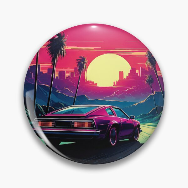 Item preview, Radiant Wheels: A Synthwave Odyssey in Motion designed and sold by Mullet Monkey.