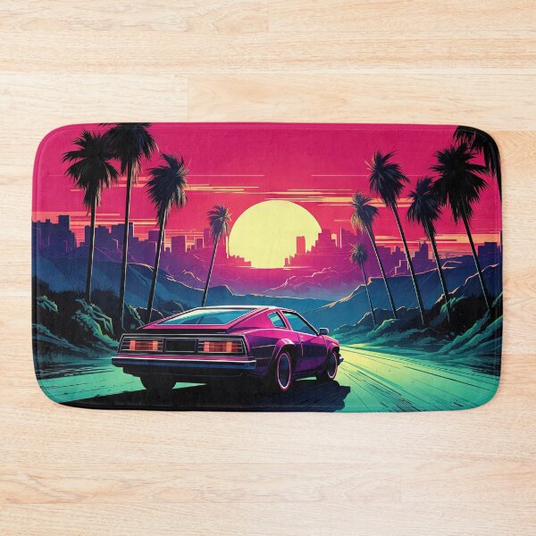 Item preview, Radiant Wheels: A Synthwave Odyssey in Motion designed and sold by Mullet Monkey.