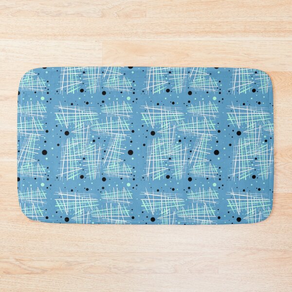 Item preview, Scratchy Plaid: Blue designed and sold by Panic Jewelry & Things.