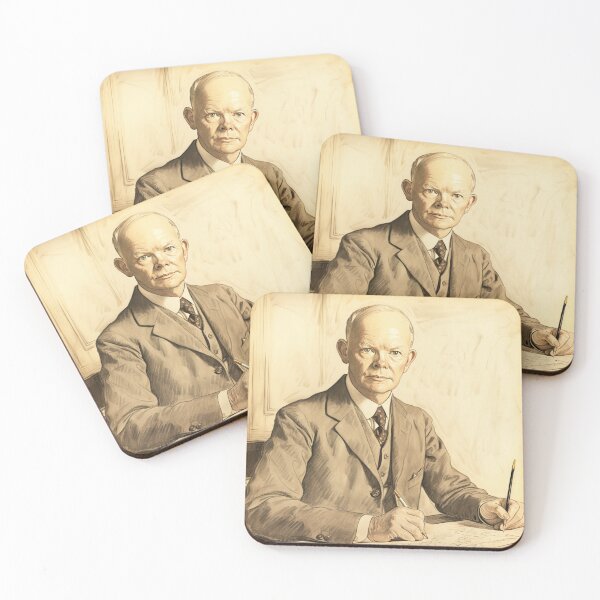 Item preview, Dwight D. Eisenhower designed and sold by ComicsFactory.