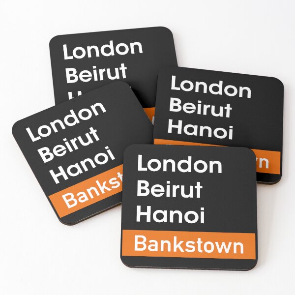 Item preview, London - Beirut - Hanoi - Bankstown (White) designed and sold by Wonderbouy.