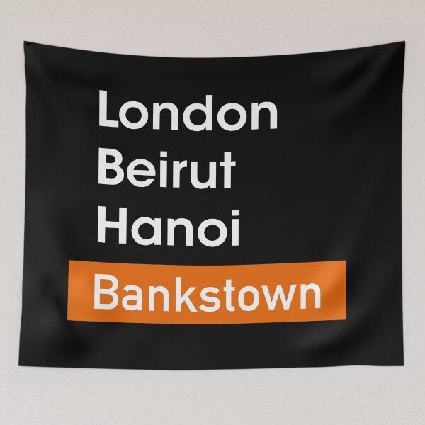 Item preview, London - Beirut - Hanoi - Bankstown (White) designed and sold by Wonderbouy.