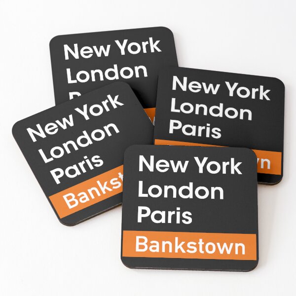 Item preview, New York - London - Paris - Bankstown (White) designed and sold by Wonderbouy.