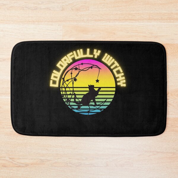 Item preview, Colorfully Bewitching Neon Sign Cat Moon Yellow designed and sold by Colorfully  Witchy.