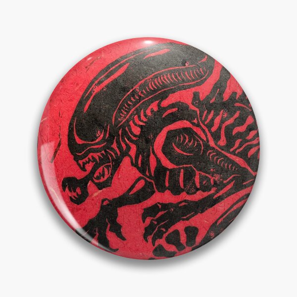 Item preview, Xenomorph Alien Lino Print designed and sold by rubeghast.
