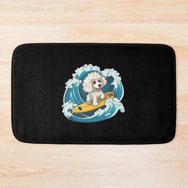 Item preview, Cool Poodle Surfing Design, Funny Poodle Surfer Art, Poodle Awesome Pet Dog designed and sold by MysteriousJ.