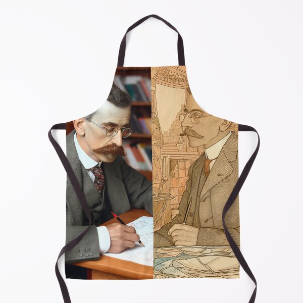Item preview, Economist drawing designed and sold by ComicsFactory.