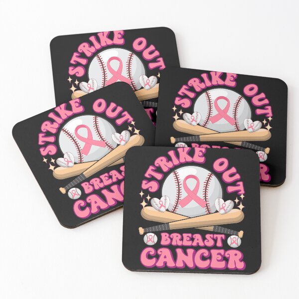 Item preview, Baseball Pink Ribbon Cancer Strike Out Breast Cancer Vintage Groovy Fight Cancer Awareness designed and sold by ohmier.