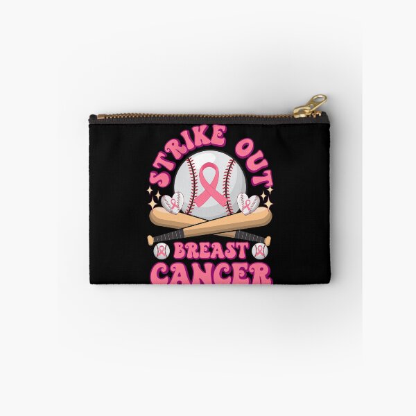 Item preview, Baseball Pink Ribbon Cancer Strike Out Breast Cancer Vintage Groovy Fight Cancer Awareness designed and sold by ohmier.