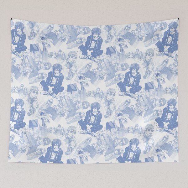 Item preview, Unpopular: Blue Toile designed and sold by Panic Jewelry & Things.