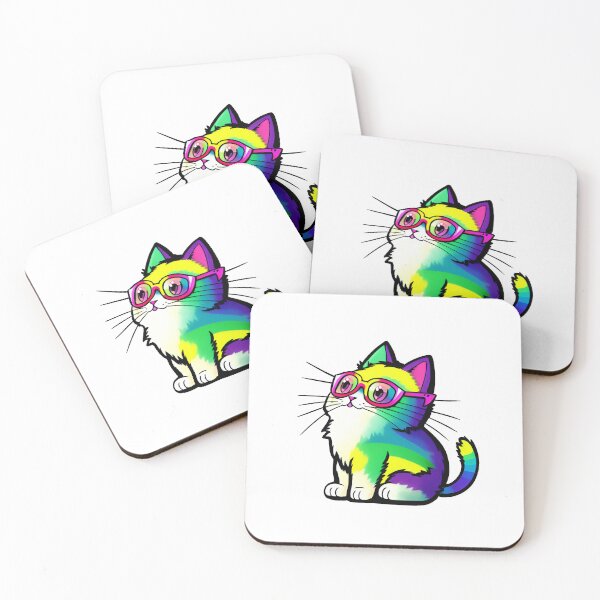 Item preview, Reading Rainbow Kitty designed and sold by PiggyWonka.