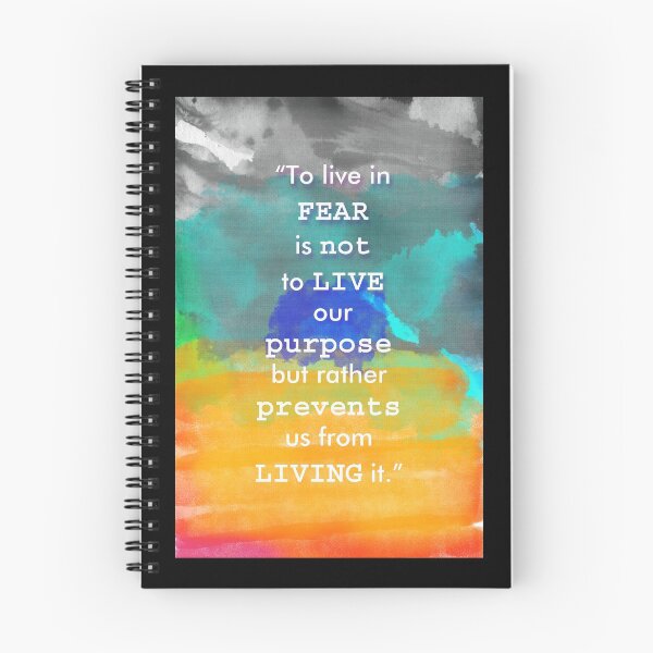Item preview, Fear Is a Mirage - Original Typography Quote. designed and sold by originalsusie.