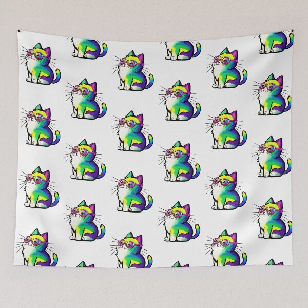 Item preview, Reading Rainbow Kitty designed and sold by PiggyWonka.