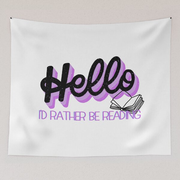Item preview, I'd Rather Be Reading - Transparent Background  designed and sold by Rachel Wanderland.