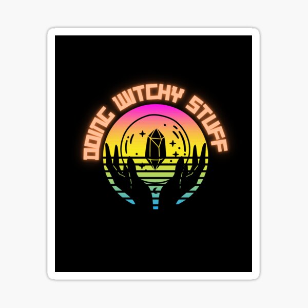 Item preview, Enchanting Neon Empowering Your Inner Magic Orange designed and sold by Colorfully  Witchy.