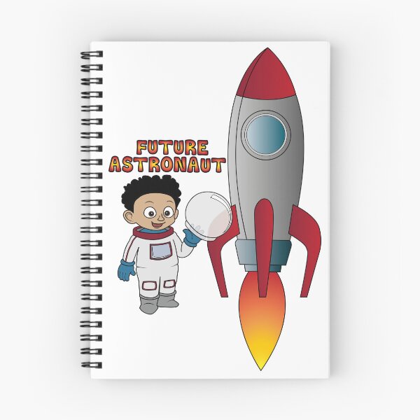 Item preview, 'Future Astronaut' with Rocket (Afro)  designed and sold by ThingsByNin.