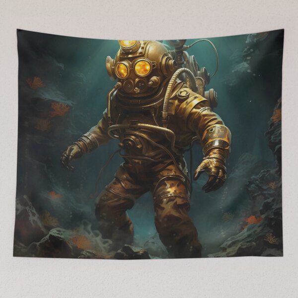 Item preview, Golden Deep Sea Diver designed and sold by dcrc.