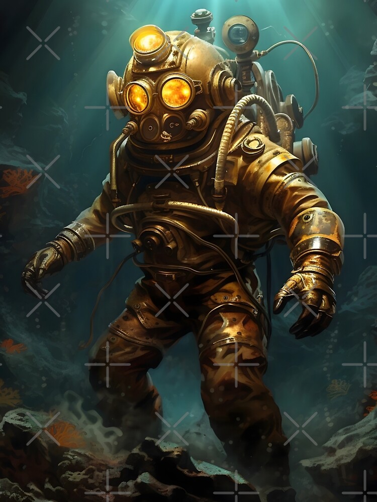 Golden Deep Sea Diver