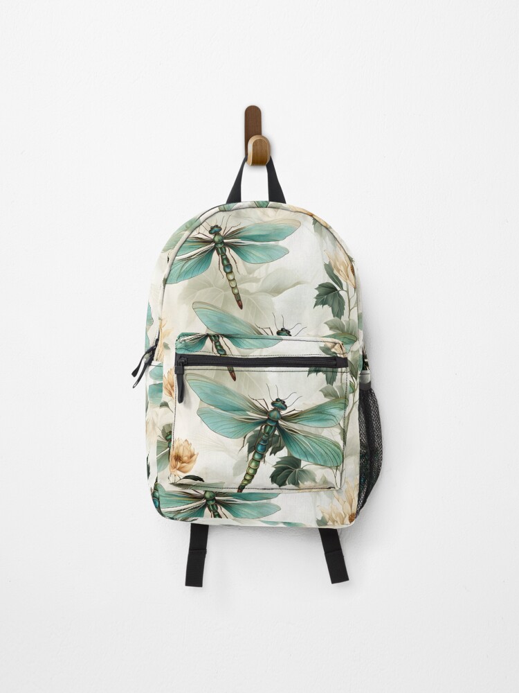 Thumbnail 1 of 3, Backpack, Dragonfly Pattern 3 designed and sold by DigitalPatternx.