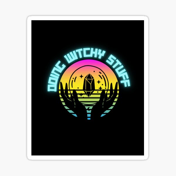 Item preview, Enchanting Neon Empowering Your Inner Magic Aqua designed and sold by Colorfully  Witchy.
