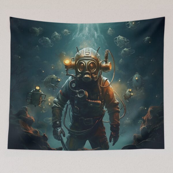 Item preview, Deep Sea Diver Leading the Charge designed and sold by dcrc.