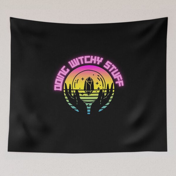 Item preview, Enchanting Neon Empowering Your Inner Magic Pink designed and sold by Colorfully  Witchy.