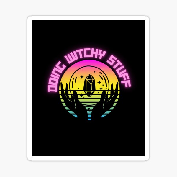 Item preview, Enchanting Neon Empowering Your Inner Magic Pink designed and sold by Colorfully  Witchy.