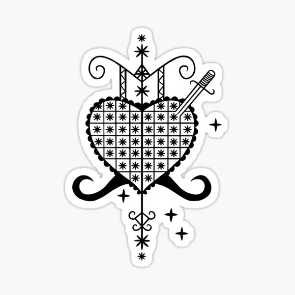 Erzulie Dantor Veve Sticker