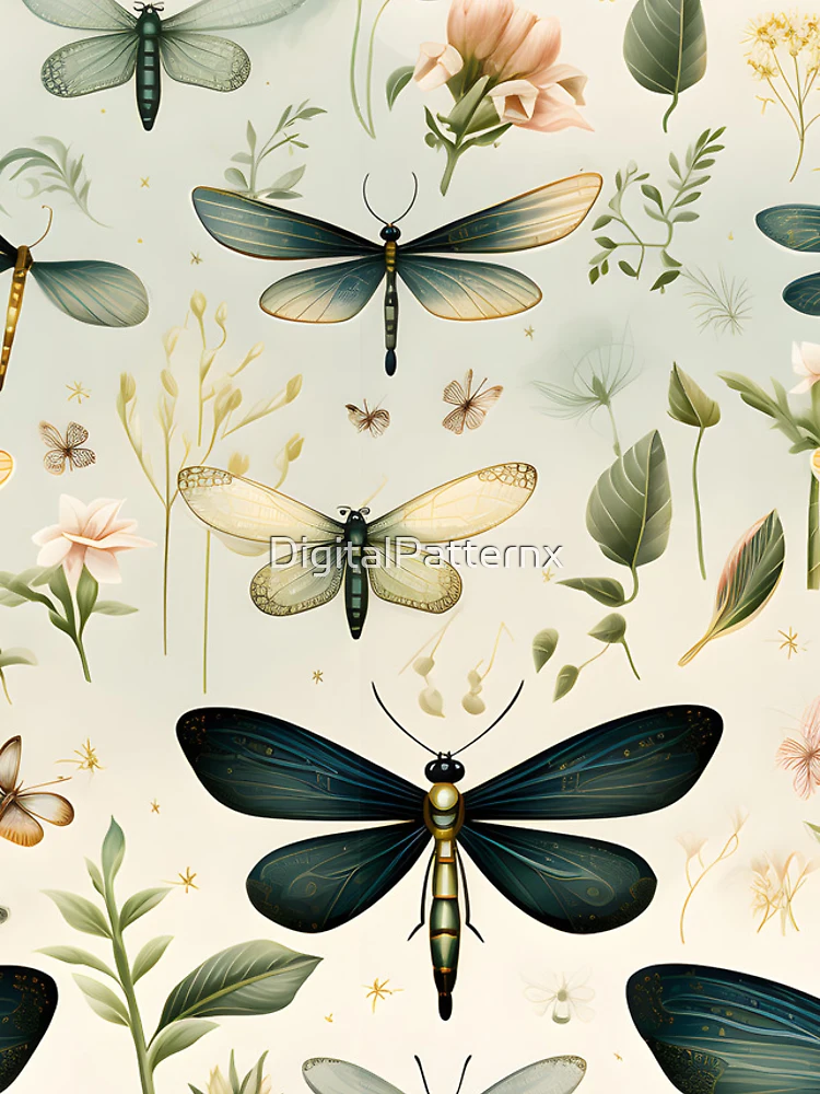 Thumbnail 4 of 4, Samsung Galaxy Phone Case, Dragonfly Pattern 4 designed and sold by DigitalPatternx.