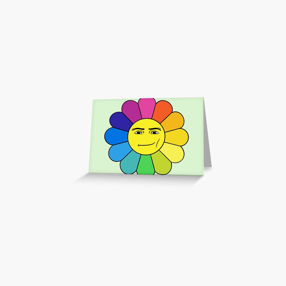 roblox man face Greeting Card for Sale by DOPANDA .