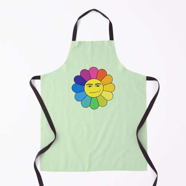 Item preview, Roblox man face rainbow flower designed and sold by missviolinist24.
