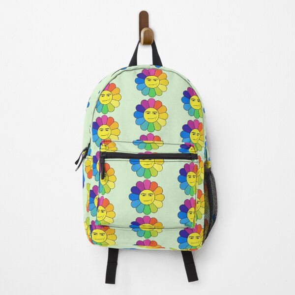 Item preview, Roblox man face rainbow flower designed and sold by missviolinist24.