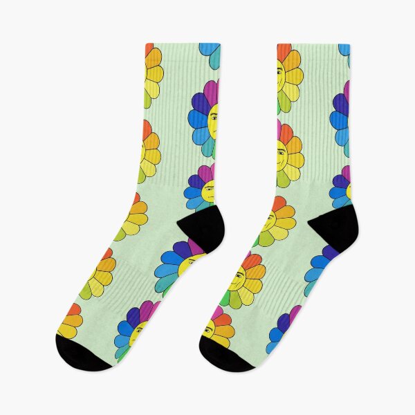 Item preview, Roblox man face rainbow flower designed and sold by missviolinist24.