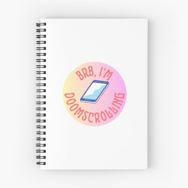 Item preview, BRB I'm Doomscrolling  designed and sold by Rachel Wanderland.