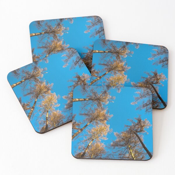 Item preview, Trees on the clear, blues sky background designed and sold by wojciech-c.