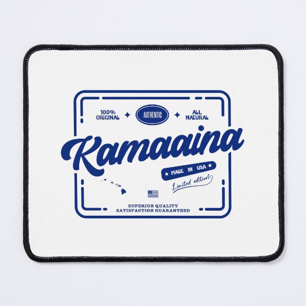Item preview, Original Kamaaina Cool Vintage Dark Stamp Print Hawaii Resident Gift designed and sold by semisoberme.