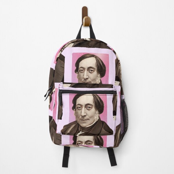 Item preview, Italian Composer Gioachino Rossini - pink - illustration designed and sold by Litstoy.