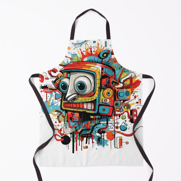 Item preview, Bulging Bots Quirky Cubed-Head Robot  designed and sold by delacerdaan.