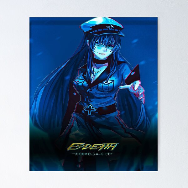 Esdeath Akame Ga Kill Anime Poster for Sale by Spacefoxart