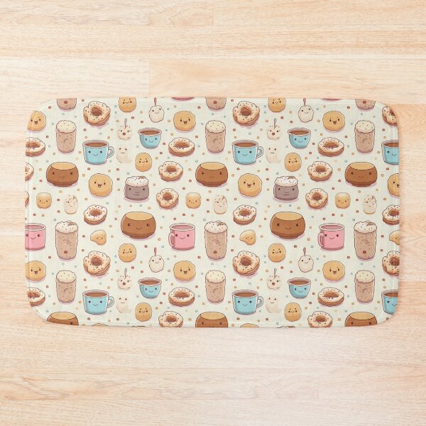 Item preview, xSweet Mornings: Seamless Patterns of Morning Coffee Cups, Doughnuts, Cookies, and Cakes designed and sold by AlienSkinEyes.