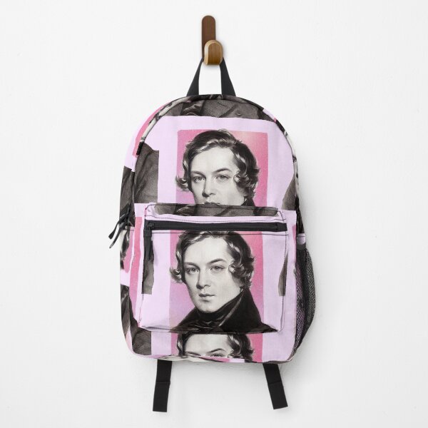 Item preview, German Composer Robert Schumann - pink - illustration  designed and sold by Litstoy.