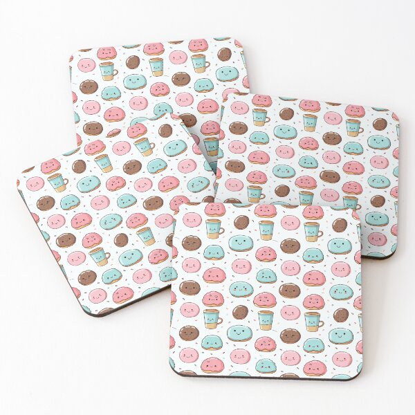 Item preview, xSweet Mornings: Seamless Patterns of Morning Coffee Cups, Doughnuts, Cookies, and Cakes designed and sold by AlienSkinEyes.
