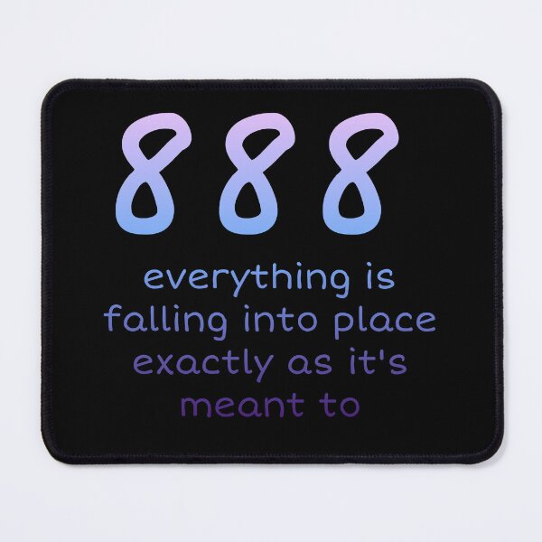 Item preview, 888 Angel Number & Quote designed and sold by LivChrisDesigns.