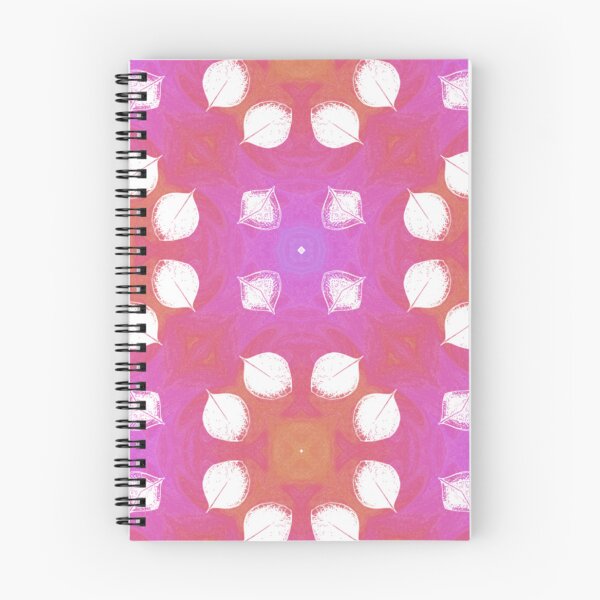 Item preview, Leafy pattern - pink, orange, white designed and sold by artbyganga.