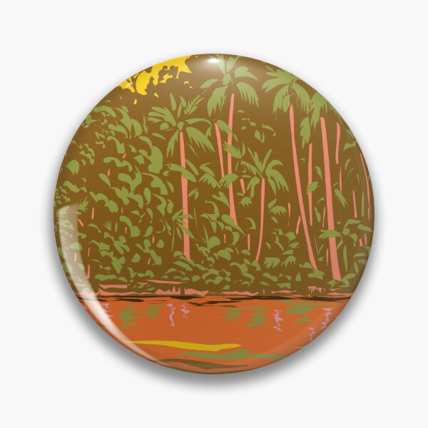 Item preview, Río Amazonas o Río Amazonas en América del Sur WPA Art Deco Póster designed and sold by patrimonio.