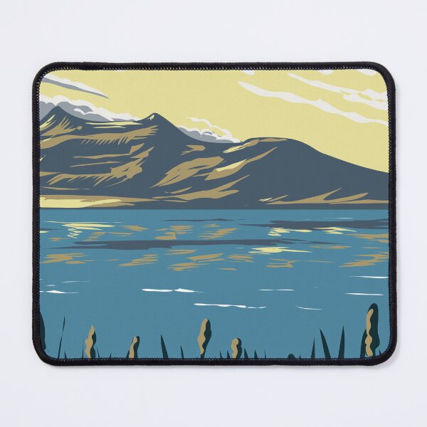 Item preview, The Great Salt Lake Utah USA WPA Art Poster  designed and sold by patrimonio.