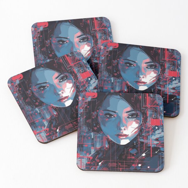 Item preview, Cyberpunk Vaporwave Girl  - System Hacking designed and sold by Splatter-arts.