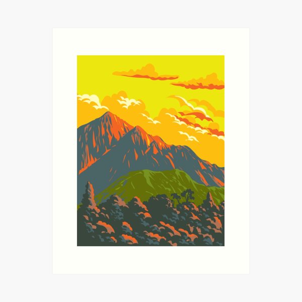 Item preview, Mount Athos in Northeastern Greece WPA Art Deco Poster  designed and sold by patrimonio.