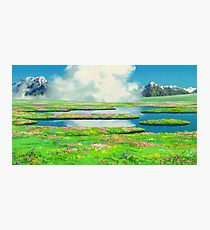 Grüne Berge Fotodruck