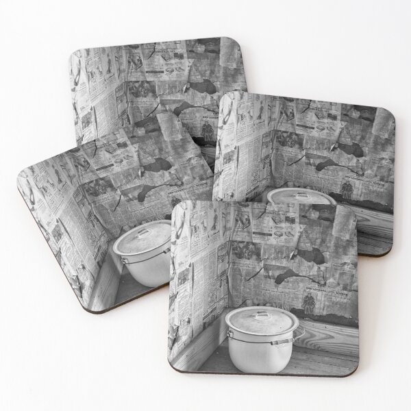 Item preview, Newspaper Wallpaper with Agate Chamber Pot designed and sold by KellyHeaton.